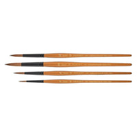 PanArt 1101 – Runder Aquarellpinsel aus Synthetik-Rotmarderhaar | verschiedene Größen