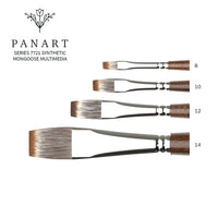 PanArt 7721 Flachpinsel mit Synthetikhaar in Mungo-Optik | ARTMIE