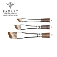 PanArt 7761 Eckpinsel mit synthetischen Mungohaaren für Acryl- und Ölmalerei | ARTMIE