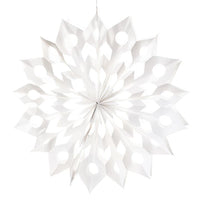 Dekorative 3D-Schneeflocke aus Papier für weihnachtliche Dekorationen | ARTMIE