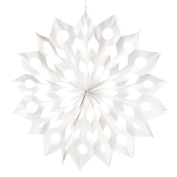 Dekorative 3D-Schneeflocke aus Papier für weihnachtliche Dekorationen | ARTMIE