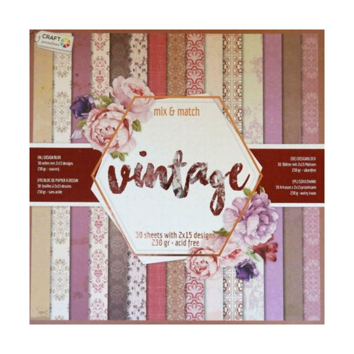 Craft Sensations Scrapbooking-Papier | verschiedene Designs | Vintage