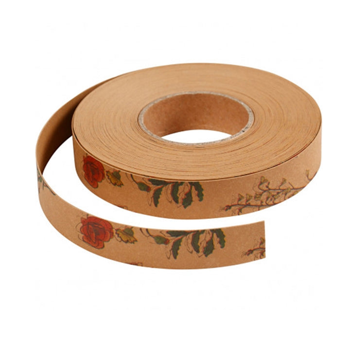 Bastelband aus Kunstleder-Papier – verschiedene Designs | 5 flowers