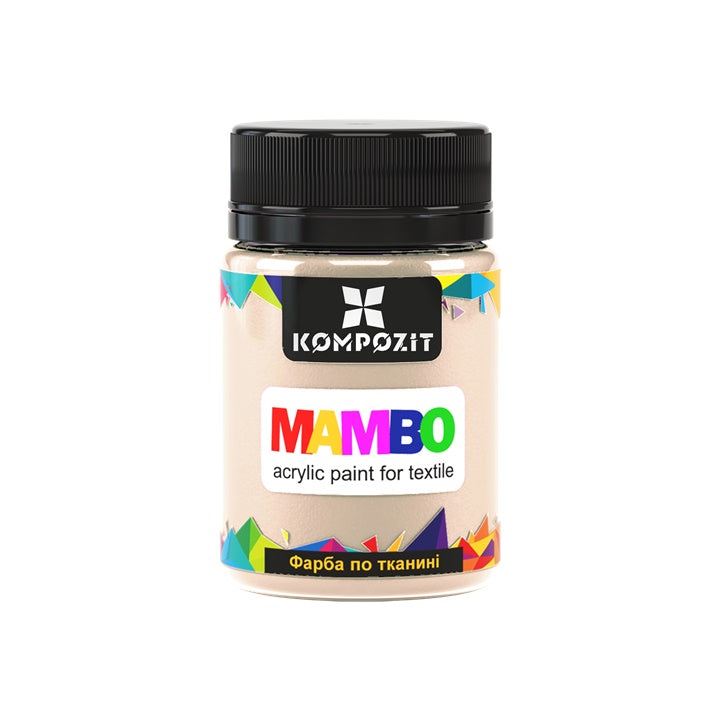 Pastell-Textil- und Lederfarbe MAMBO 50 ml – 101 sandbeige