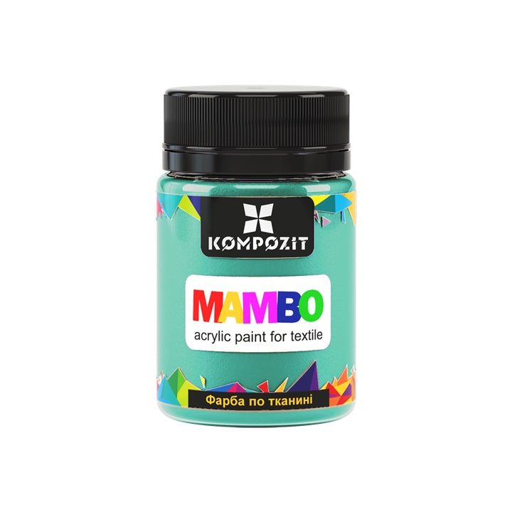 Pastell-Textil- und Lederfarbe MAMBO 50 ml – 114 Türkis Grün