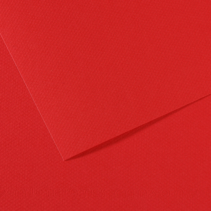 Pastellpapier CANSON Mi-Teintes A4 / 160 g/m² – 50 Blatt – Hellrot 505