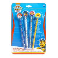 Paw Patrol Bleistift-Set mit Radiergummi-Figuren für Kinder | ARTMIE