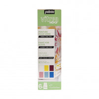 Pebeo Vitrea 160 Glasmalfarben-Set