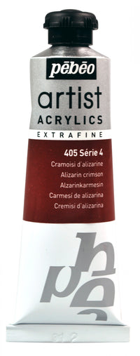 Pebeo Artist Acrylfarbe 37 ml – Alizarinkarmesin