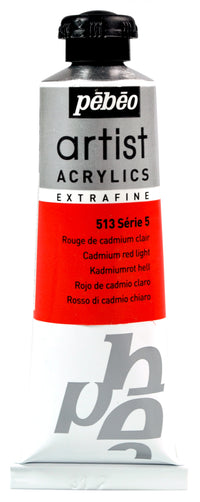 Pebeo Artist Acrylfarbe 37 ml – Kadmiumrot hell