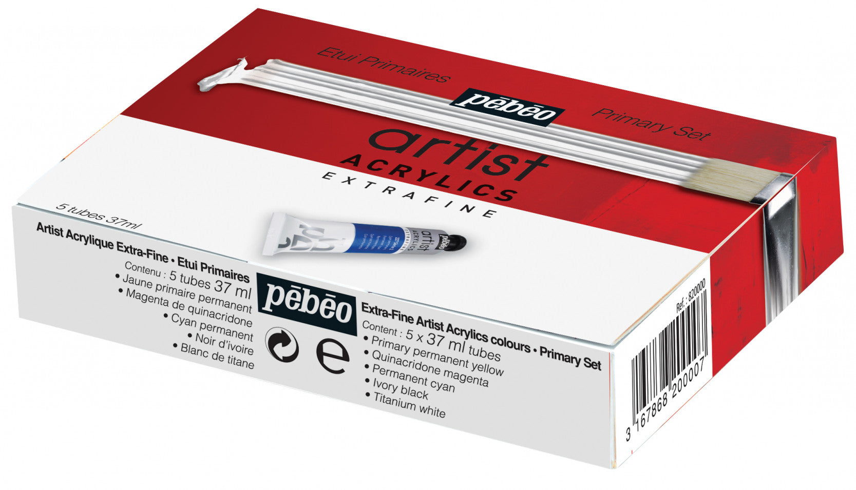 Acrylfarben-Set Pebeo Artist 5 x 37 ml