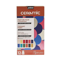 Pebeo Ceramic Keramikfarben-Set 12 x 20 ml