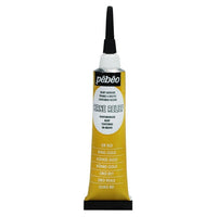 Pebeo Cerne Relief Konturpaste auf Glasoberfläche zur Begrenzung von Farbflächen.