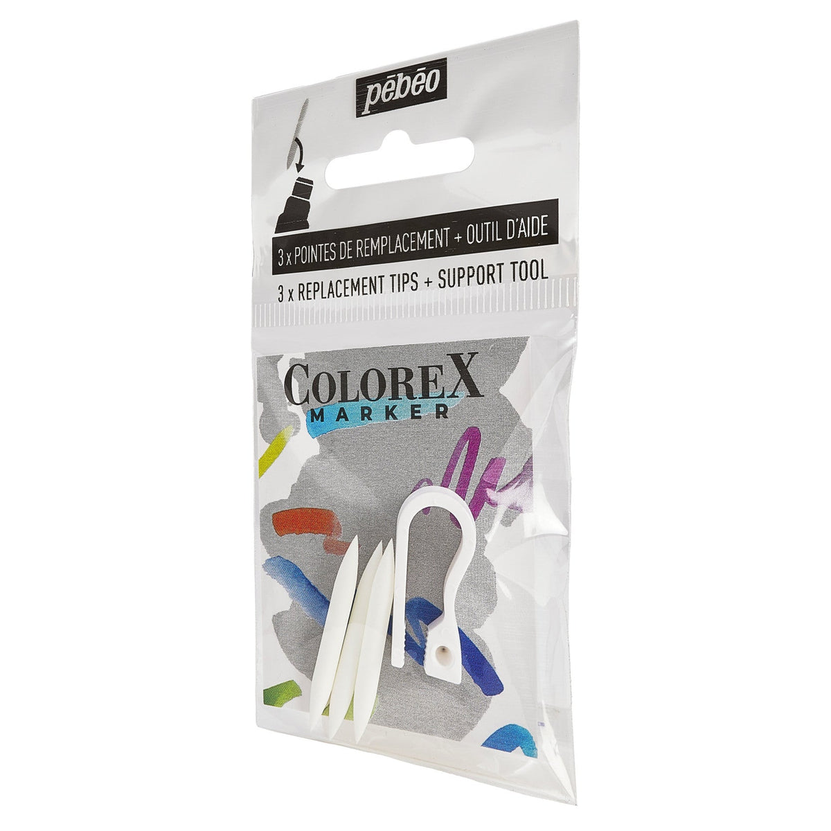 Pebeo Colorex Ersatzspitzen für Marker 1 mm – 3er-Set