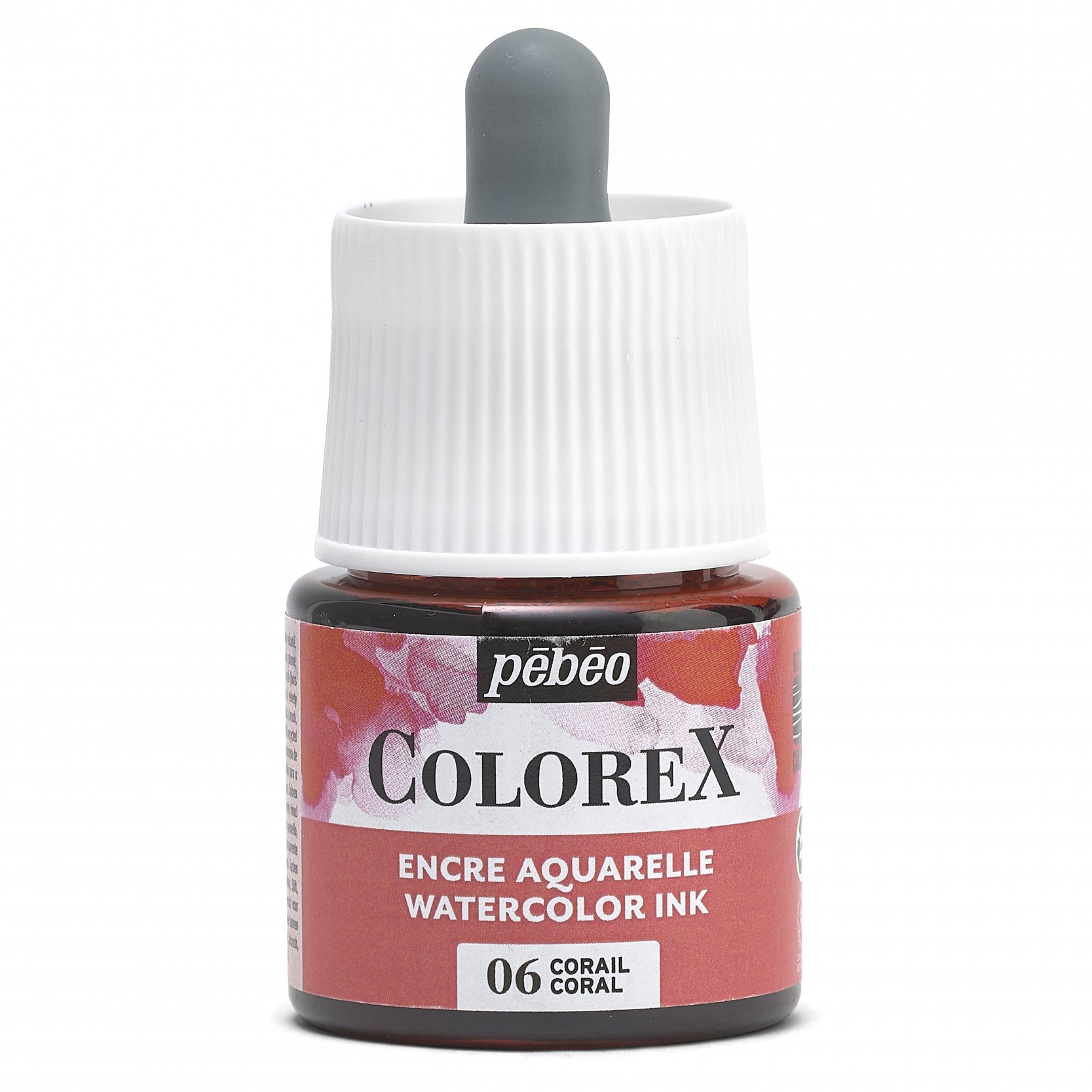 Pebeo Colorex flüssige Aquarellfarbe 45 ml – Koralle