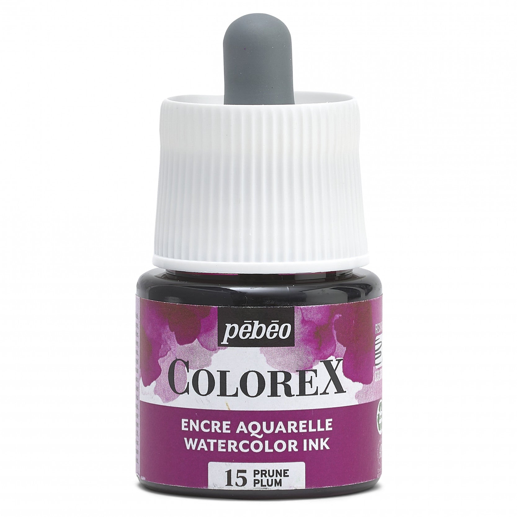 Pebeo Colorex flüssige Aquarellfarbe 45 ml – Pflaume