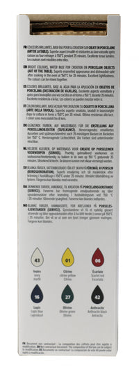 PEBEO Porcelaine 150 Porzellanfarben-Set 6 x 20 ml