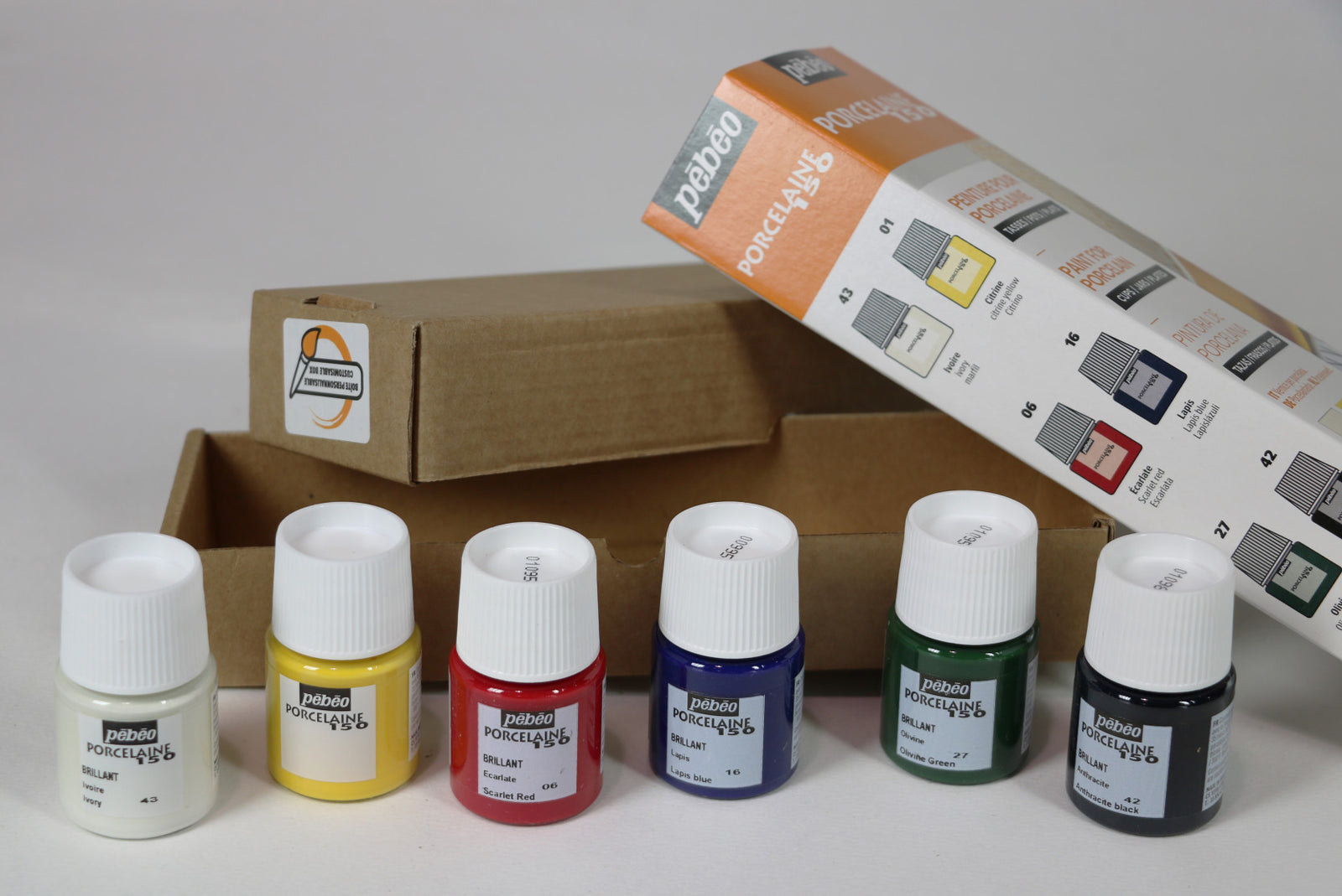 PEBEO Porcelaine 150 Porzellanfarben-Set 6 x 20 ml