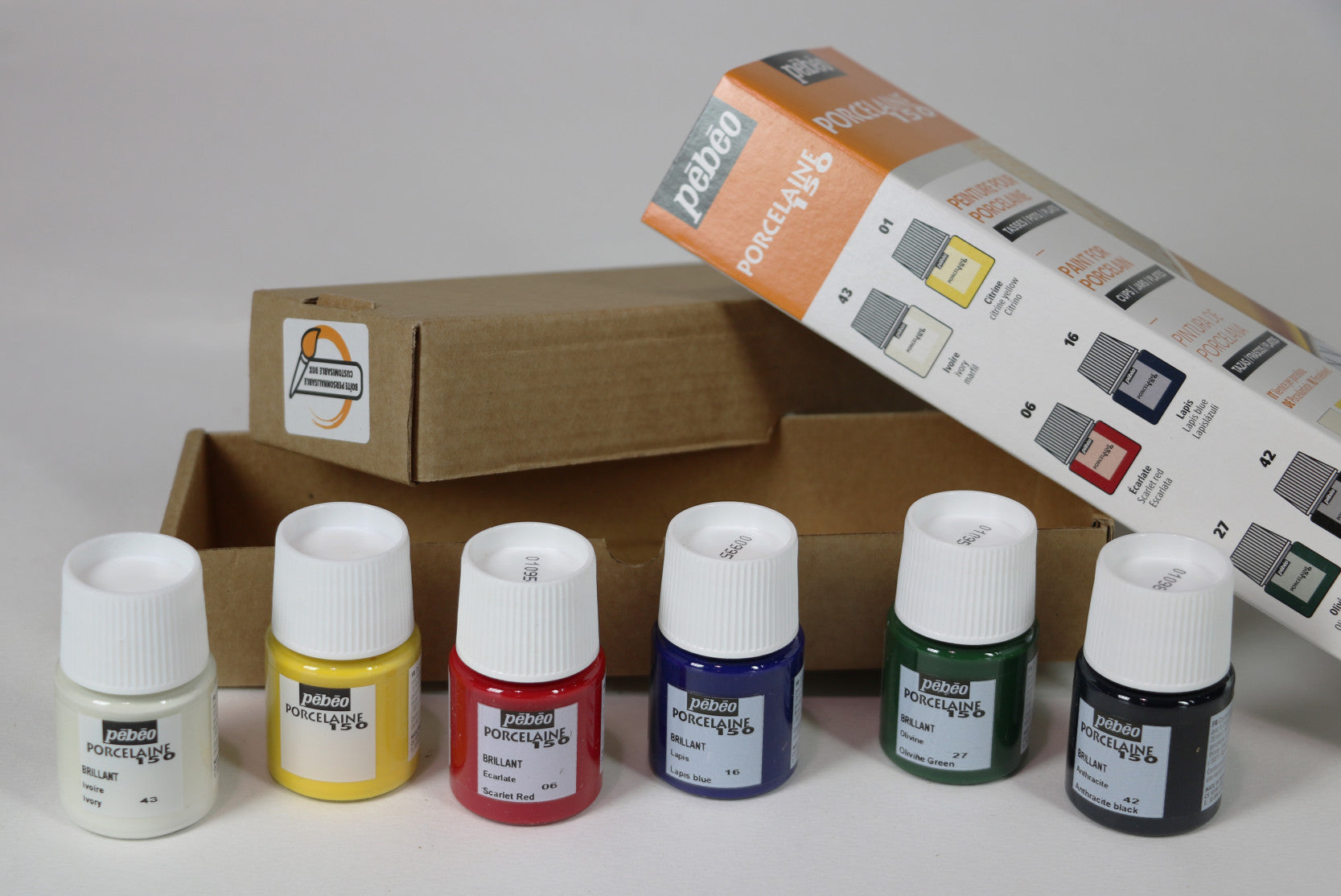 PEBEO Porcelaine 150 Porzellanfarben-Set 6 x 20 ml