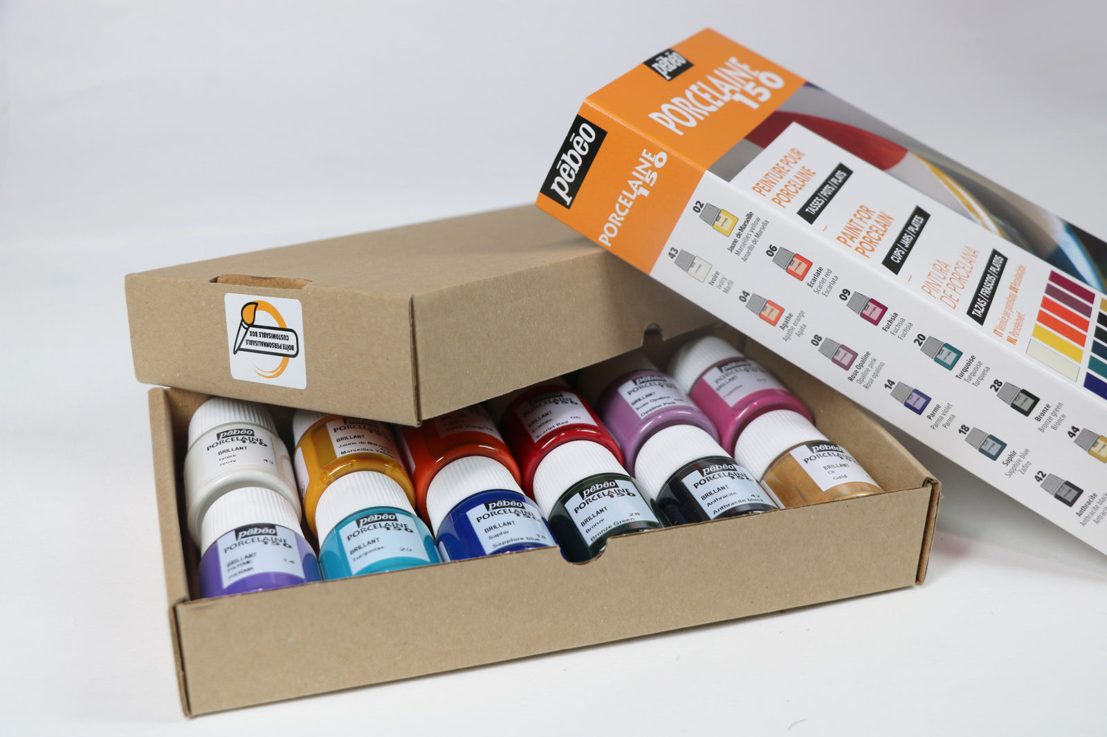 Pebeo Porcelaine 150 Porzellanfarben-Set 12 x 20 ml Exploration 1