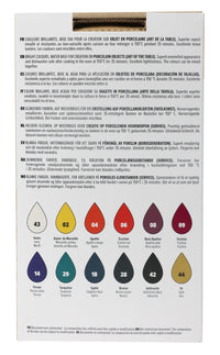 Pebeo Porcelaine 150 Porzellanfarben-Set 12 x 20 ml Exploration 1