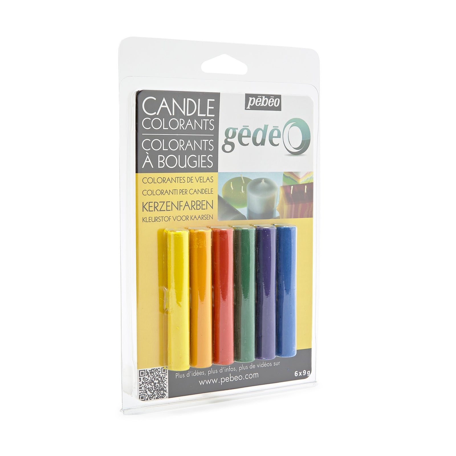 Pebeo Gédéo Kerzenfarben-Set – 6 Stk.