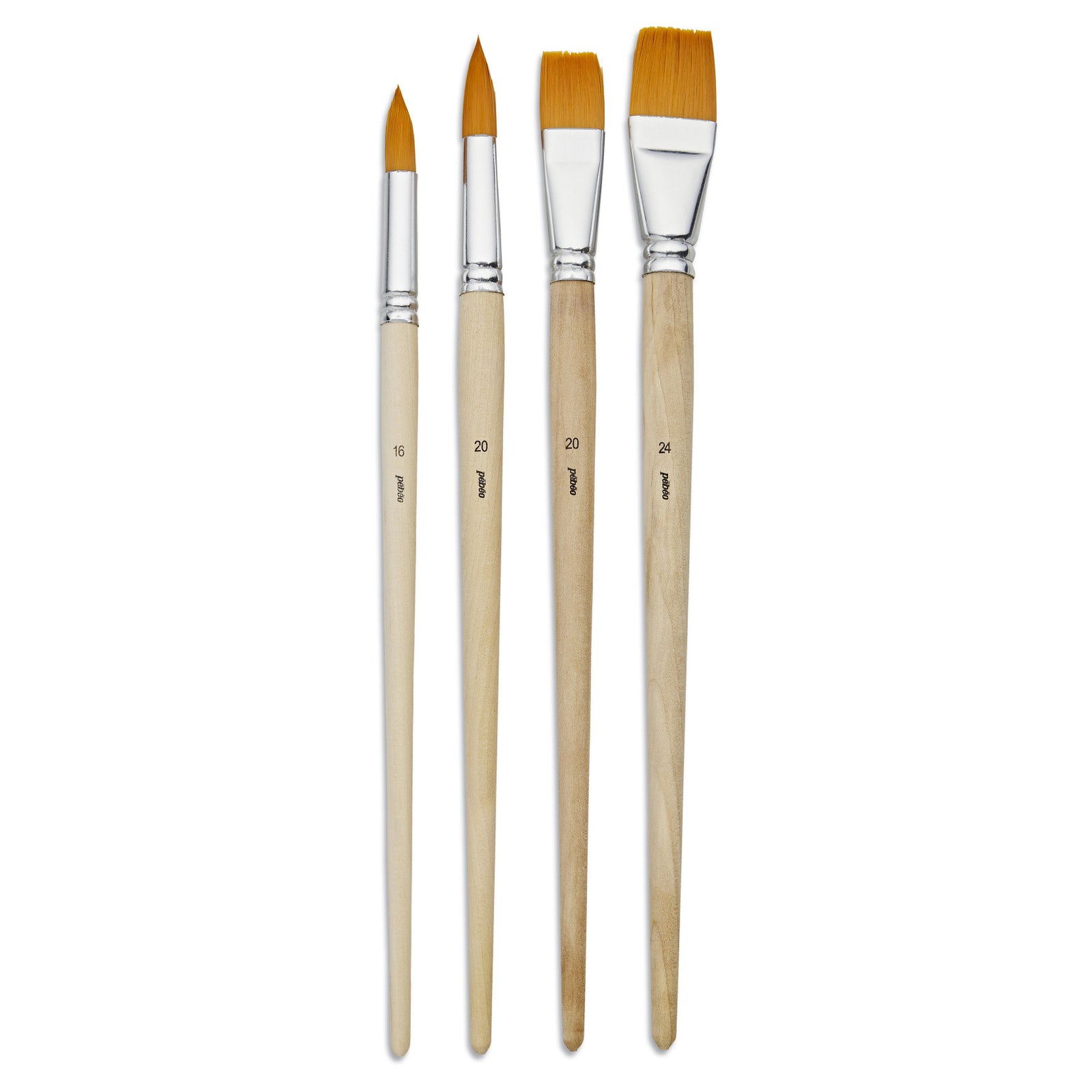 Aquarellpinsel-Set PEBEO – 4-tlg. flach und rund