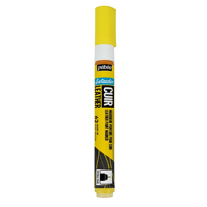 Pebeo Setacolor Leder-Marker extra fein – lebhaftes Gelb