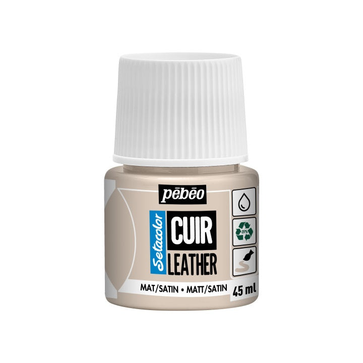 Pebeo Setacolor Lederfarbe matt/satin 45 ml – Rosabeige