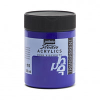 Pebeo Studio Acrylfarbe 500 ml – Dunkles Ultramarinblau