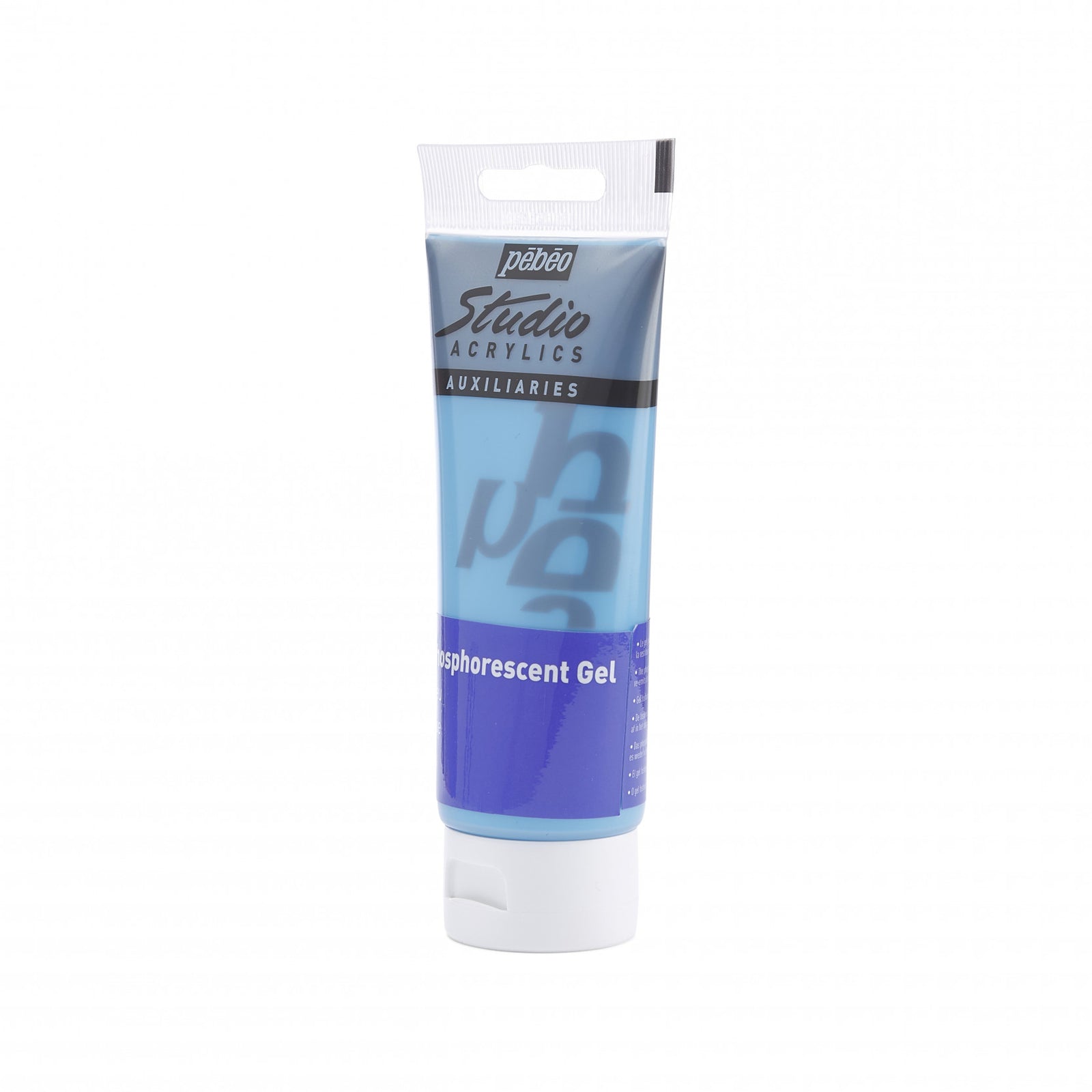 Pebeo Studio Acrylgel 100 ml Phosphorescent Blue