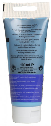 Pebeo Studio Acrylgel 100 ml Phosphorescent Blue
