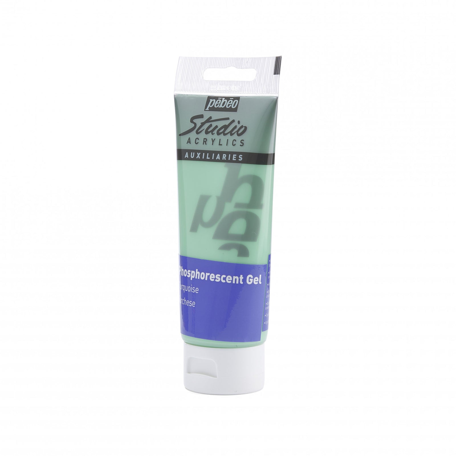 Pebeo Studio Acrylgel 100 ml Phosphorescent Turquoise