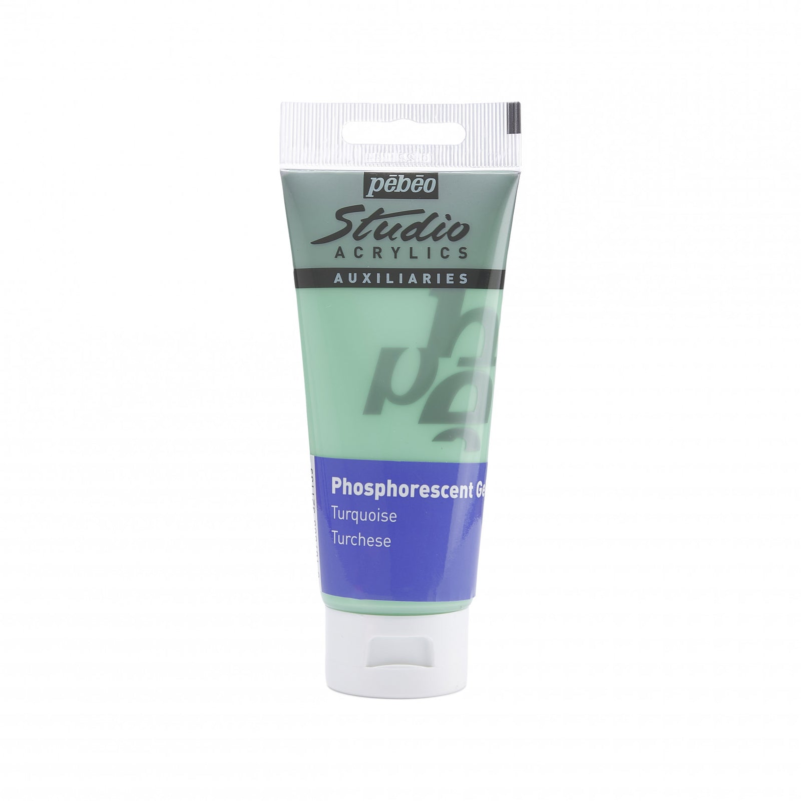 Pebeo Studio Acrylgel 100 ml Phosphorescent Turquoise