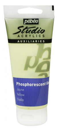 Pebeo Studio Acrylgel 100 ml Phosphorescent Yellow