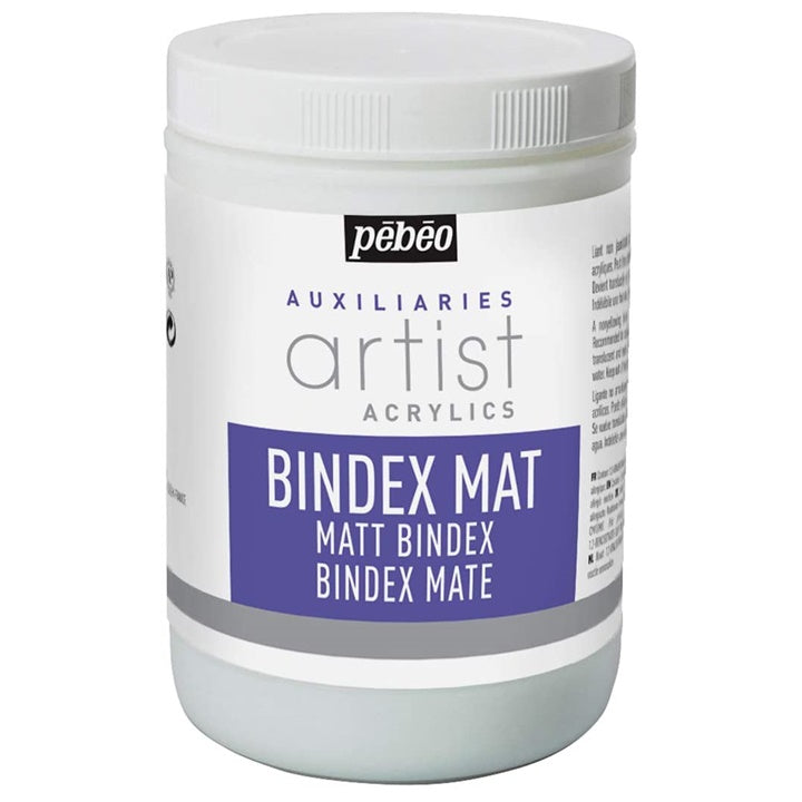 Pebeo Studio Bindex Acryl-Bindemittel matt | verschiedene Größen | 1000 ml