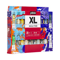 Pebeo Studio XL Ölfarben-Set 20 x 20 ml mit Pinsel