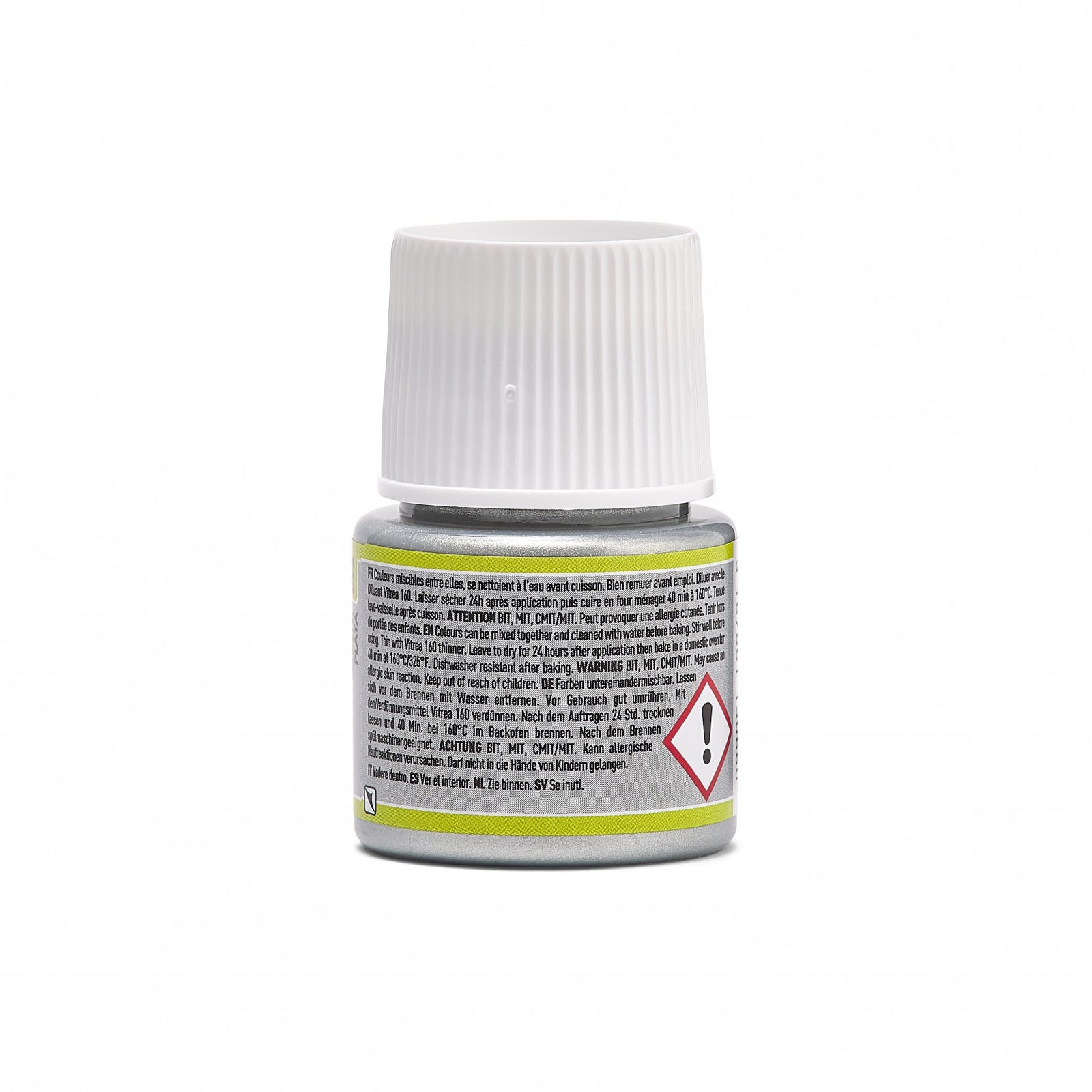 Pebeo Vitrea 160 Glasmalfarbe 45 ml Shimmer Silver