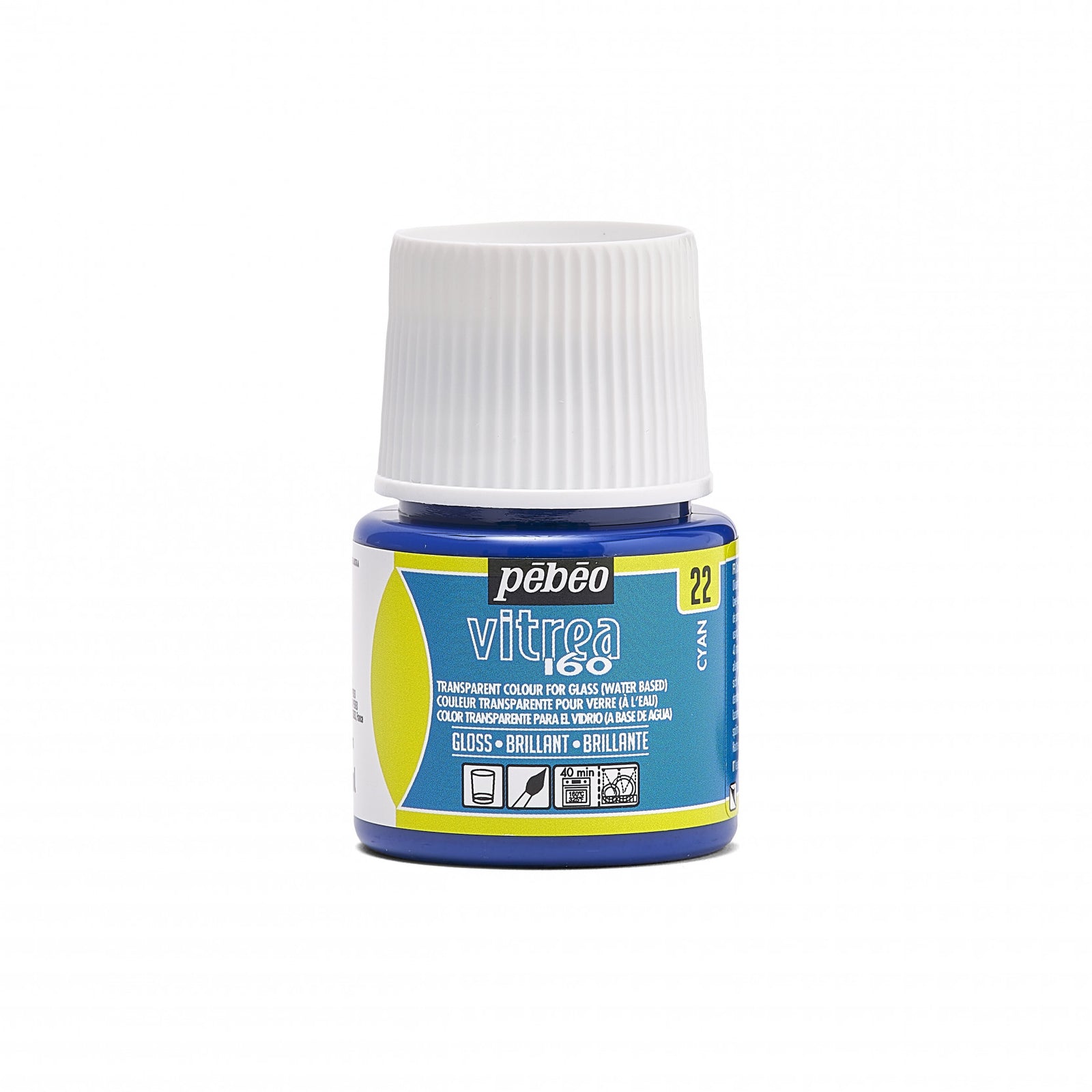 Glasmalfarbe Pebeo Vitrea 160 glänzend 45 ml
