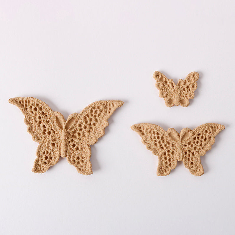 Pentart Biegbares Holz Schmetterling Set 5 x 3 cm 3 Stk.