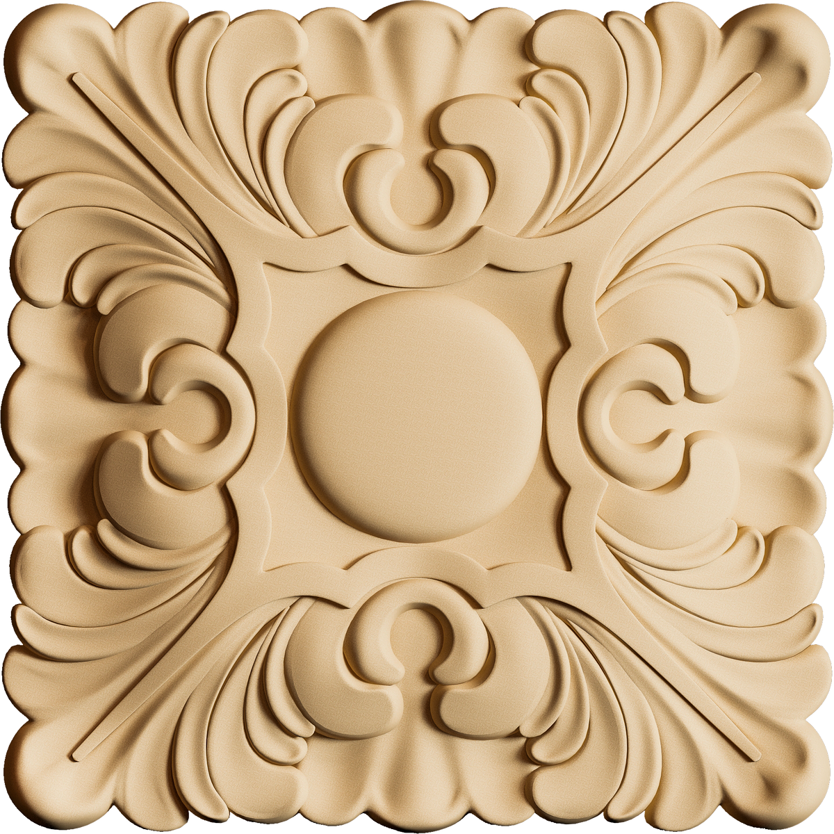 Pentart elastisches Holz RZ 05 Quadrat 6 x 6 cm