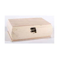 Pentart Holzbox mit abgerundeten Seiten, 22 x 16 x 8,5 cm