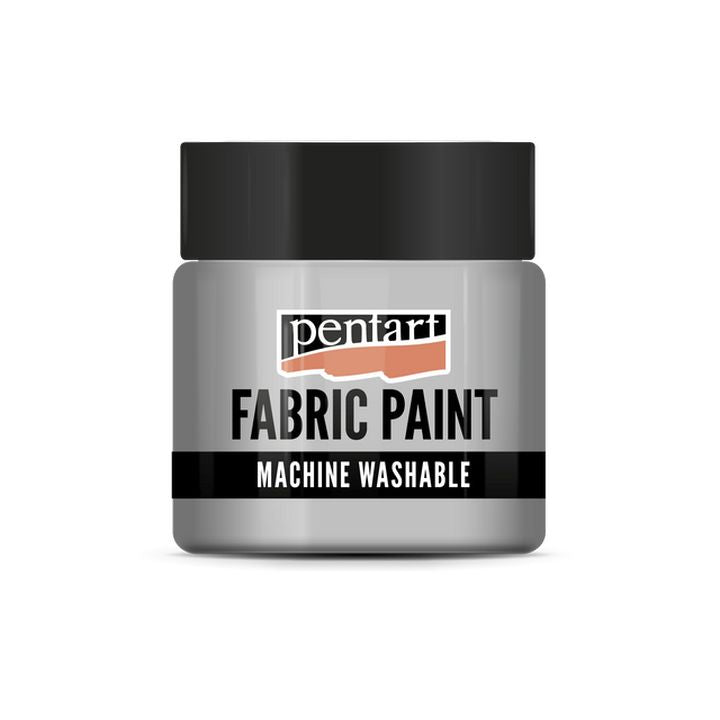 Pentart Metallic-Textilfarbe 50 ml – Silber
