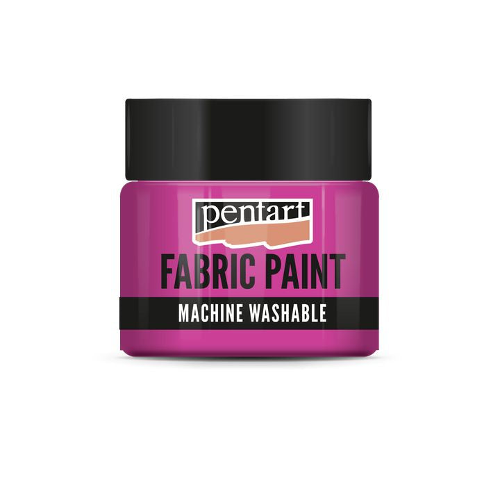 Pentart Textilfarbe leuchtend im Dunkeln 30 ml – Rosa