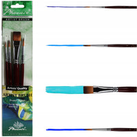 Phoenix Acryl- und Ölfarben-Pinselset, 4-tlg. – 6604S