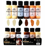 Phoenix Acrylfarben-Set Hauttöne 6 x 59 ml
