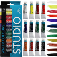 Phoenix Aquarellfarben-Set, 12–24 x 12 ml