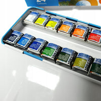 Phoenix Aureuo Aquarellfarben-Set in der Blechdose – 24 x 3 ml