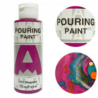 Phoenix Aureuo Pouring-Acrylfarbe 120 ml – Magenta