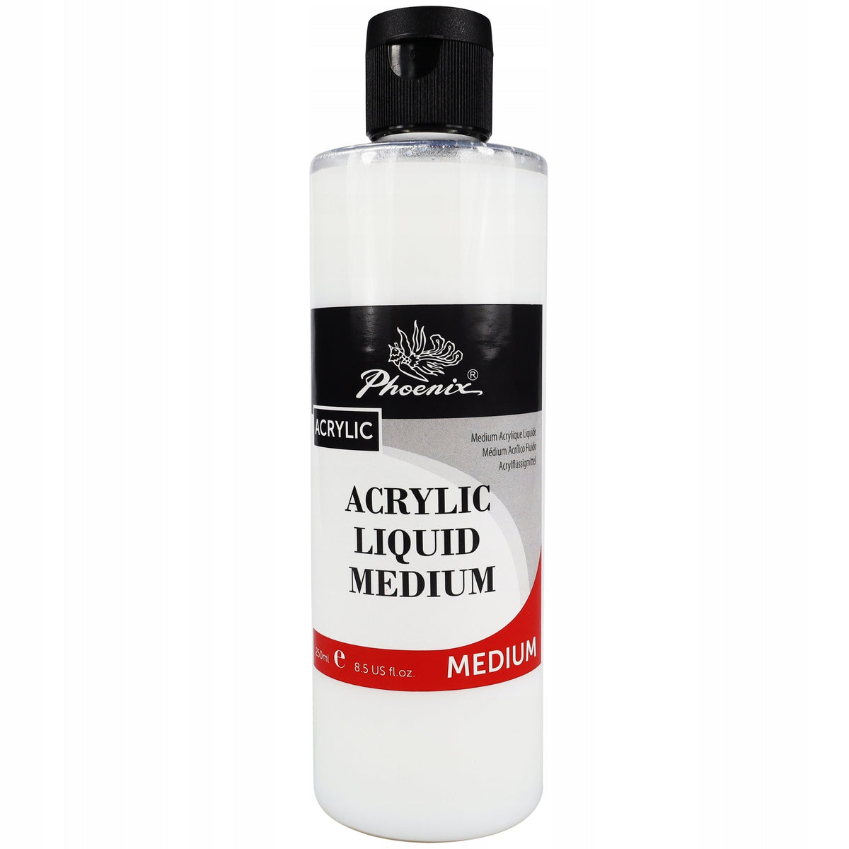 Phoenix Flüssigmedium für Acrylfarben, 75 – 500 ml